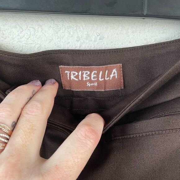 NWT Tribella Womens Brown Dress Slacks Size 10 - Picture 7 of 8